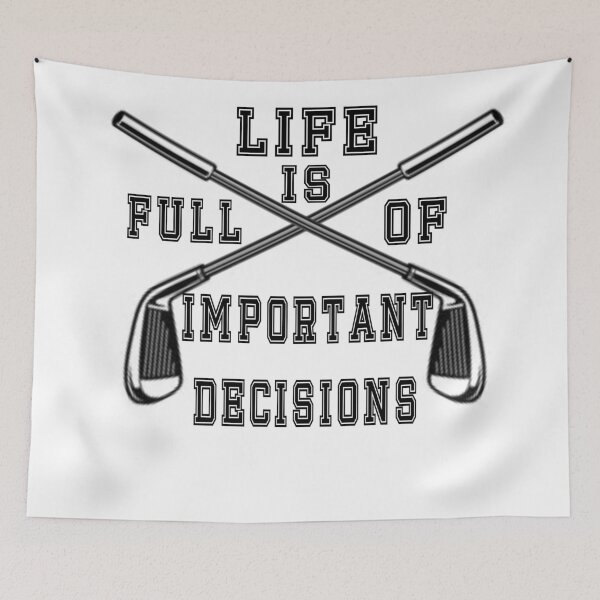 Item preview, Life is full of important choice golf  designed and sold by lucky-fern.