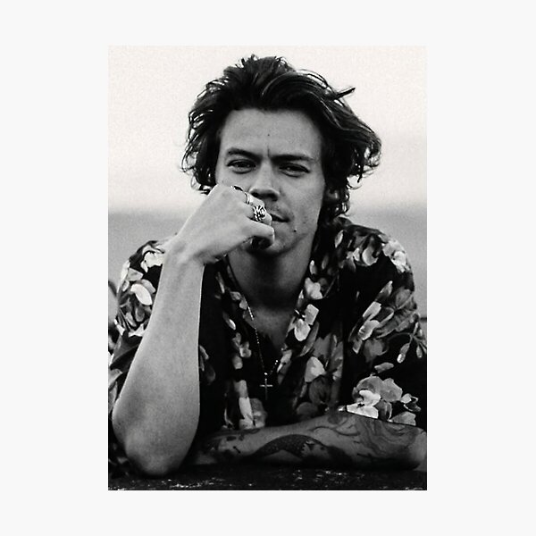 Black White Harry Handsome Photographic Print