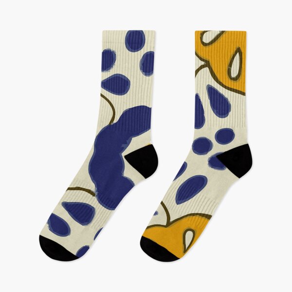 Item preview, Talavera Blue Flower with Gold  designed and sold by Jennifer Geiger Art.