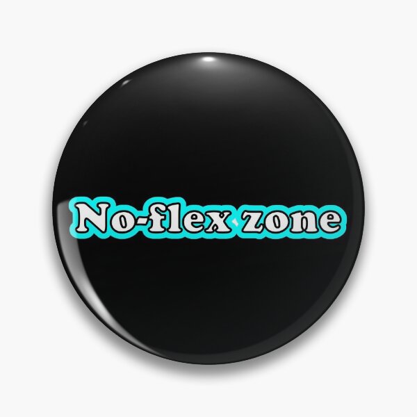 Item preview, No Flex Zone Sticker designed and sold by TrendingMerch20.