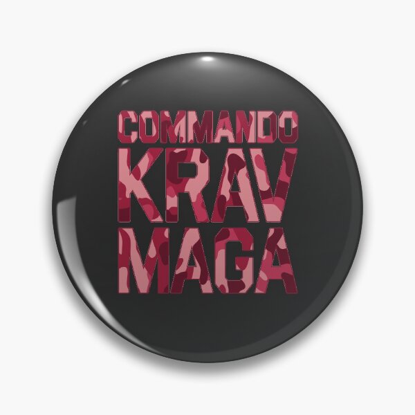 Item preview, Commando Krav Maga - Red Camouflage - Israel Self Defense designed and sold by crouchingpixel.