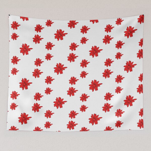 Item preview, Simple Red Flowers  designed and sold by BohoMoon.