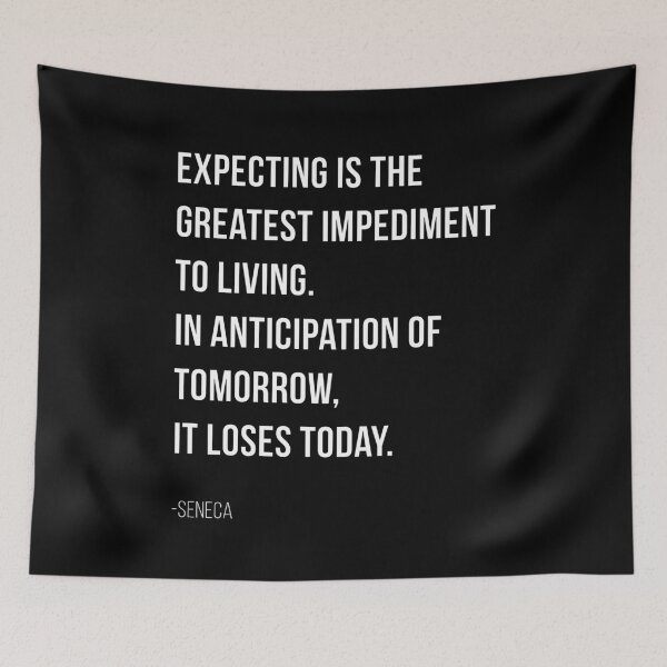 Item preview, Seneca Stoic Quote - Anticipation of Tomorrow designed and sold by T UNIQUE.
