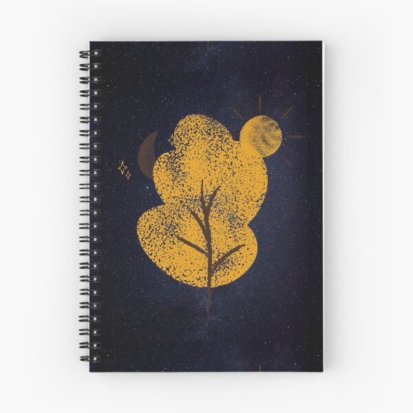 Item preview, Yellow artistic tree - galaxy backround designed and sold by JjiMMySh0p.