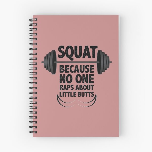 Item preview, Gym Fitness Workout Gifts - Squat Because No One Raps About Little Butts Funny Gift Ideas for Squats Lovers - Fitness Gear for Working Out & Getting that Booty in WAP Shape designed and sold by merkraht.