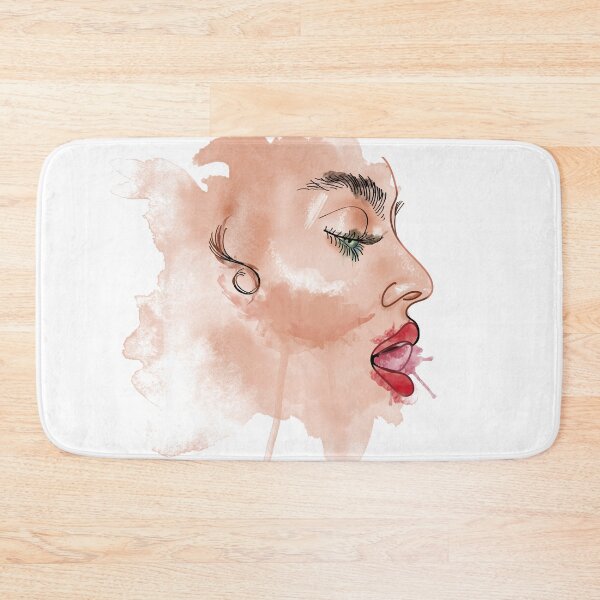Item preview, watercolor melting face drawing designed and sold by AznavourByKarin.