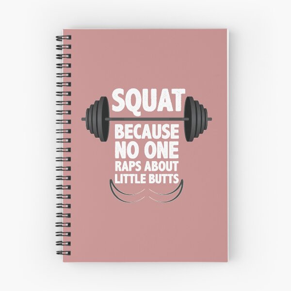 Item preview, Gym Fitness Workout Gifts - Squat Because No One Raps About Little Butts Funny Gift Ideas for Squats Lovers - Fitness Gear for Working Out & Getting that Booty in WAP Shape designed and sold by merkraht.