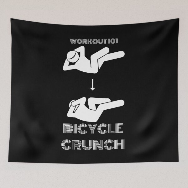 Item preview, Bicycle Crunch (Workout 101) designed and sold by BofflingDesigns.