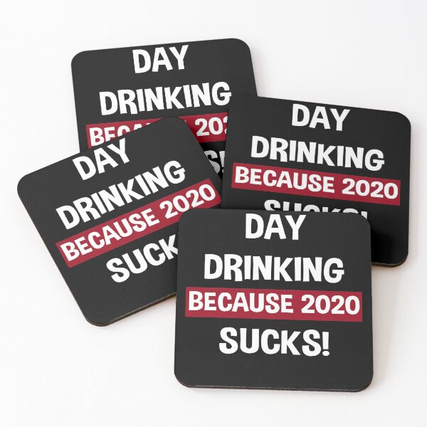 Item preview, Day Drinking Because 2020 Sucks designed and sold by Andrea Lina.
