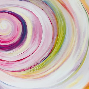Artwork thumbnail, Pink Swirl by Rosesbyrobin