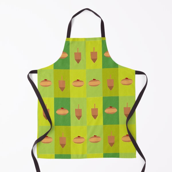 Item preview, D&D - Doughnuts and Dreidels Green Grid designed and sold by TillaCrowne.