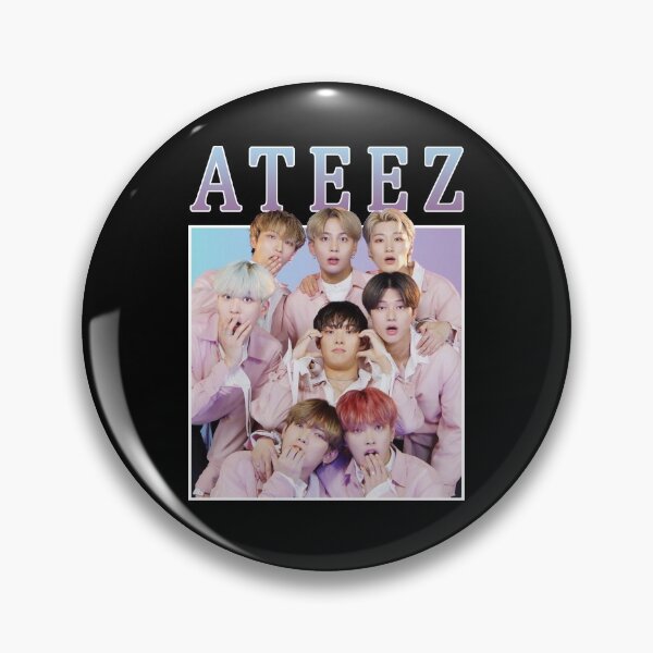 Item preview, ATEEZ Cute Vintage Retro Kpop Band Style 90s  designed and sold by SugarSaint.