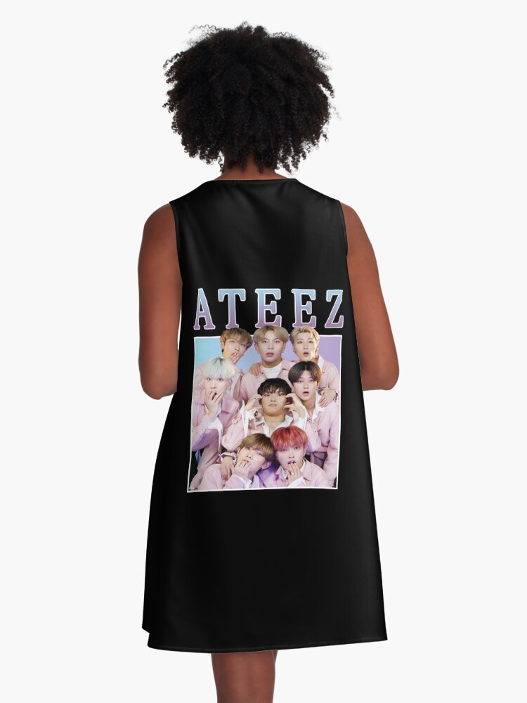 ATEEZ Cute Vintage Retro Kpop Band Style 90s | Poster