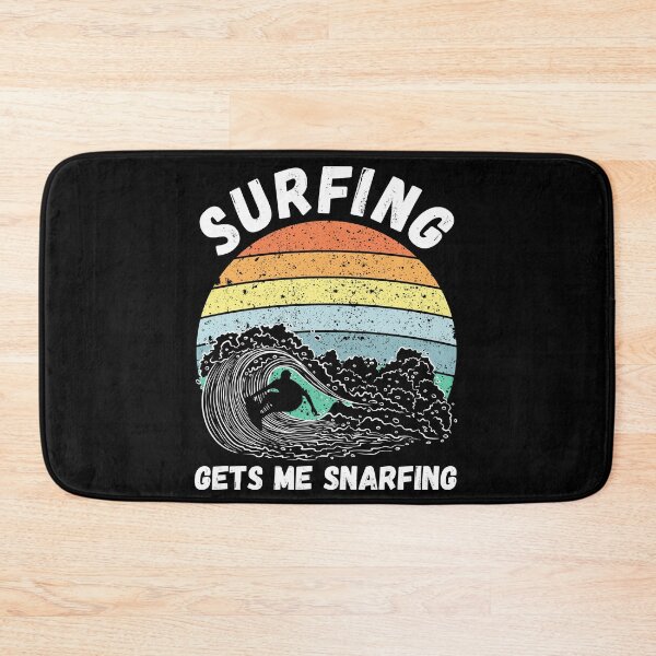 Item preview, Surfing Gets Me Snarfing Distressed Sunset designed and sold by SAVWIS.
