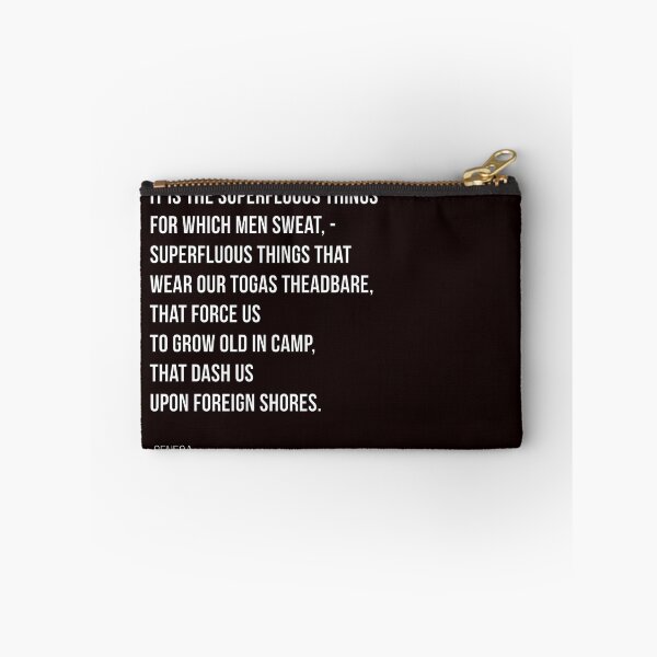 Item preview, Seneca Stoic Quote -Superflous Things designed and sold by T UNIQUE.