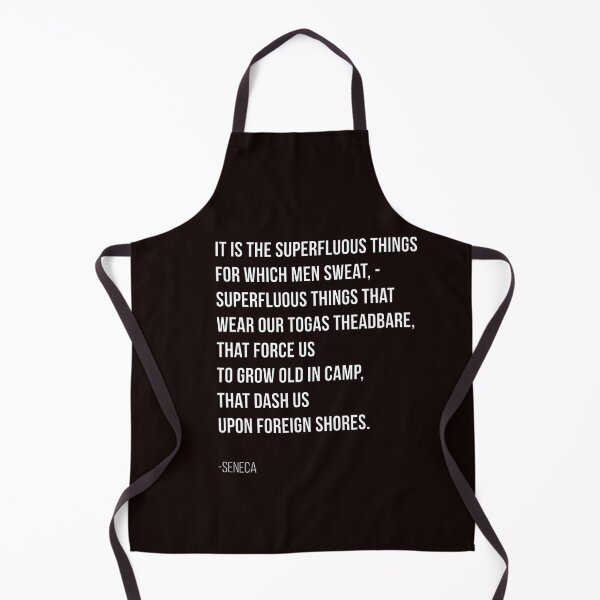 Item preview, Seneca Stoic Quote -Superflous Things designed and sold by T UNIQUE.