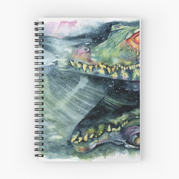 Item preview, Watercolour Crocodile designed and sold by SketchWithBex.