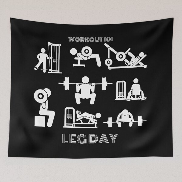 Item preview, Leg Day (Workout 101) designed and sold by BofflingDesigns.