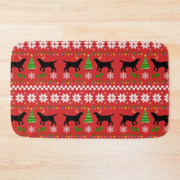 Item preview, Black Labrador Rudolph Reindeer Christmas designed and sold by HappyLabradors.