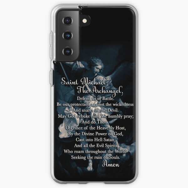 Saint Michael the Archangel Prayer Samsung Galaxy Soft Case