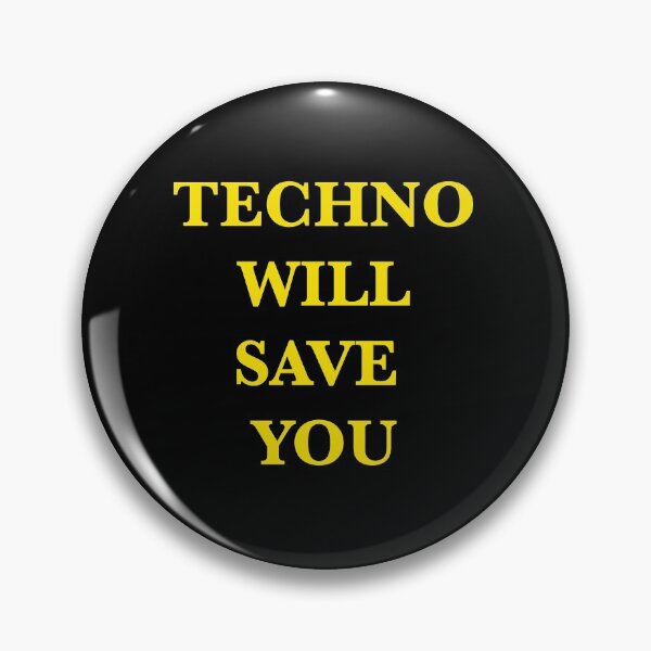 Item preview, Techno will save you, electronic music dj gift. designed and sold by paulo silveira.