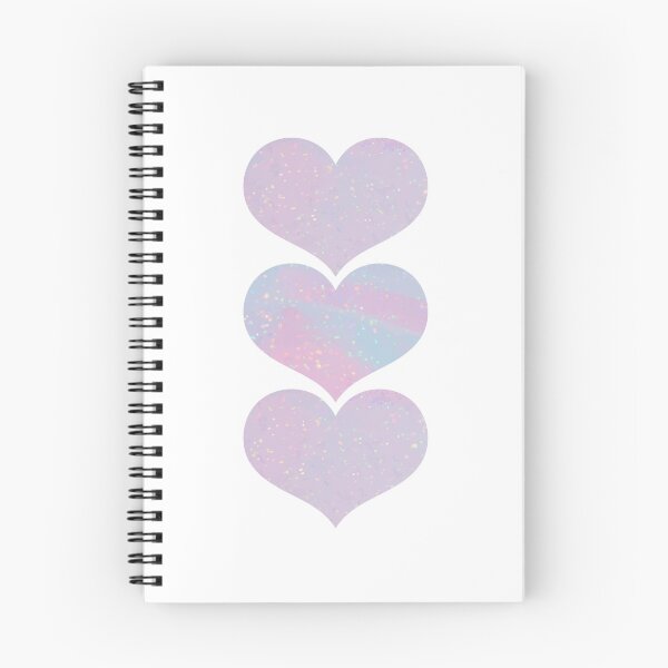 Item preview, Pastel Sparkle Glitter Hearts designed and sold by TheBearandBunny.