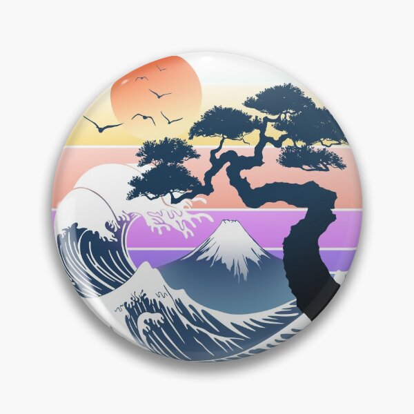 Item preview, Bonsai Retro Wave designed and sold by predatorart93.