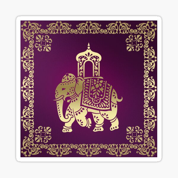 717ig Details about   Vinyl Wall Decal African India Elephant Head Hinduism Animal Stickers