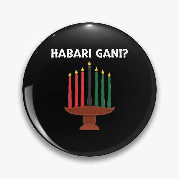 Item preview, Habari Gani Kinara Candles Kwanzaa print designed and sold by jakehughes2015.