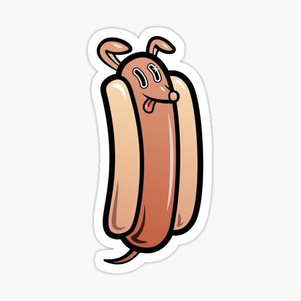Big Hot Dog Sticker