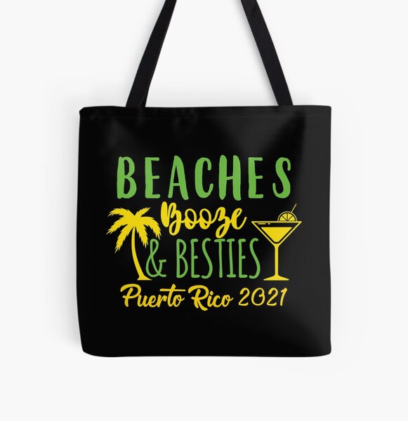 Blackjack Booze & Besties Tote Bags