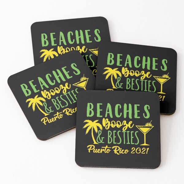 Item preview, Beaches Besties Bachelorette Puerto Rico 2021 Girls Trip print designed and sold by jakehughes2015.