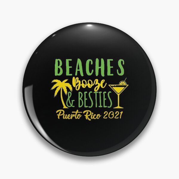 Item preview, Beaches Besties Bachelorette Puerto Rico 2021 Girls Trip print designed and sold by jakehughes2015.