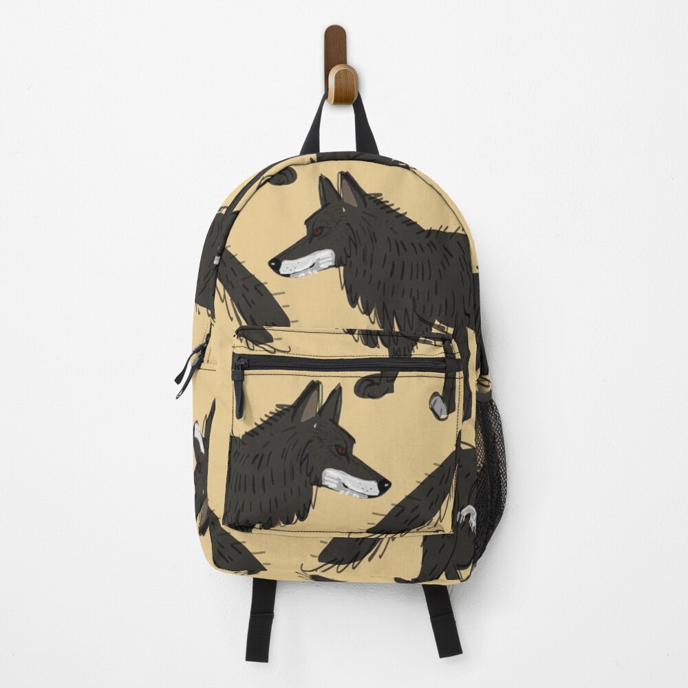 "Himalayan black wolf" Backpack for Sale by belettelepink Redbubble