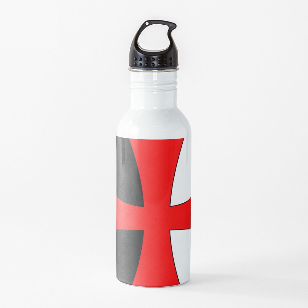 Knights Templar Flag Water Bottle