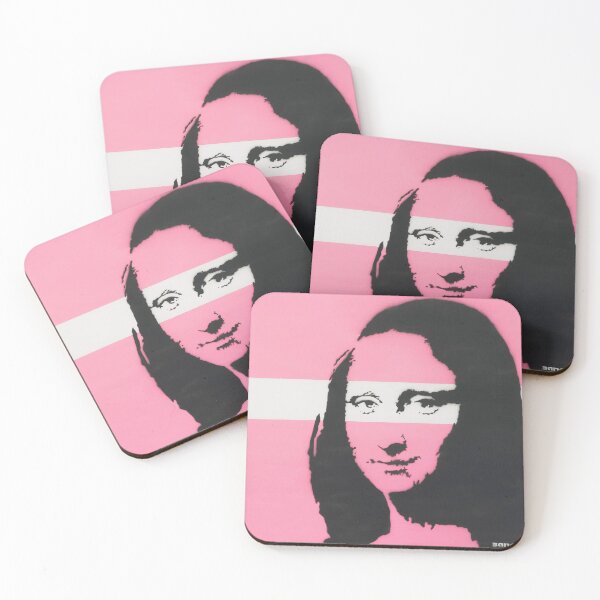 Item preview, Banksy Mona Lisa Pink designed and sold by WE-ARE-BANKSY.