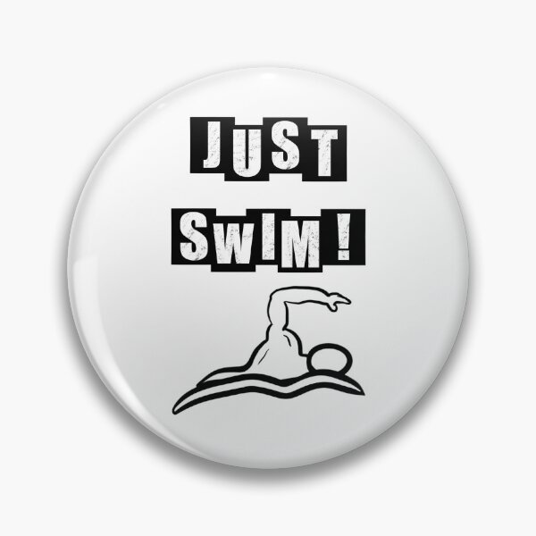 Item preview, Just Swim - white designed and sold by BusyMonkeys.