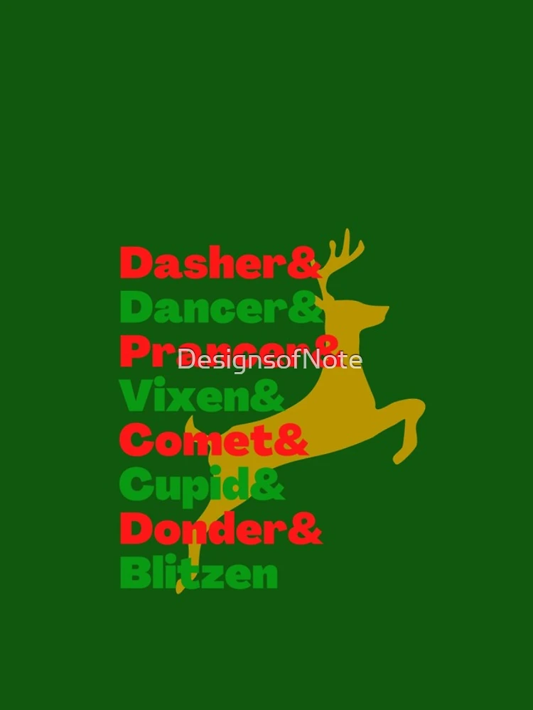 Thumbnail 4 of 4, iPhone Case, Reindeer Names Christmas designed and sold by DesignsofNote.