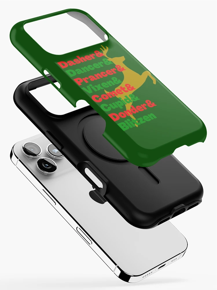Thumbnail 2 of 4, iPhone Case, Reindeer Names Christmas designed and sold by DesignsofNote.