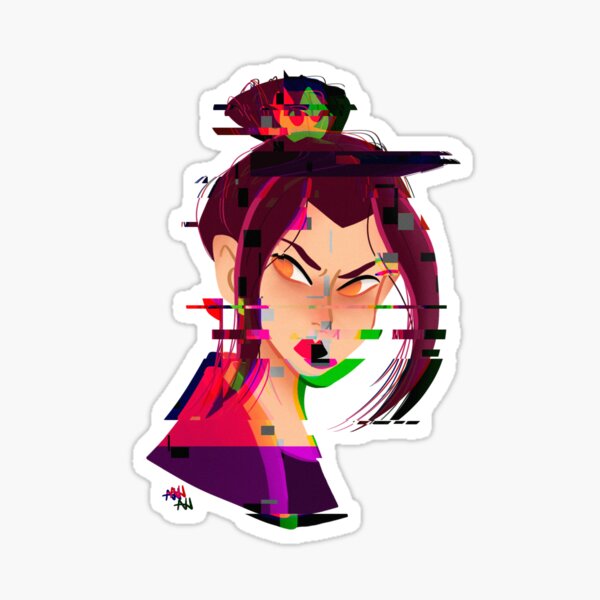 Azula Glitch Sticker