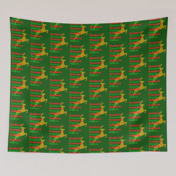 Item preview, Reindeer Names Christmas  designed and sold by DesignsofNote.