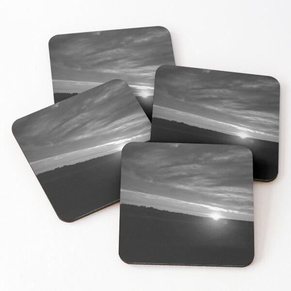 Item preview, Michigan Freeway Sunset Black and White designed and sold by RCPphotography.