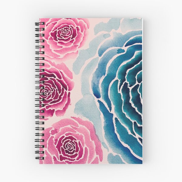Item preview, Pink and Blue Roses designed and sold by Rosesbyrobin.