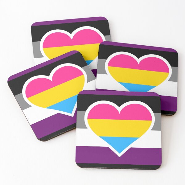 Item preview, Asexual Panromantic Flag  designed and sold by QueerShop.