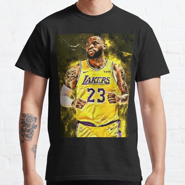 Lakers 23 Vintage T-Shirt Graphic T-Shirt Dress for Sale by DOITAWESOME