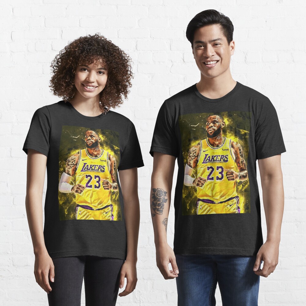 Lebron Lakers #23 Design Essential T-Shirt for Sale by