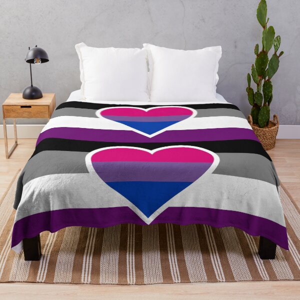 Item preview, Asexual Biromantic Flag designed and sold by QueerShop.