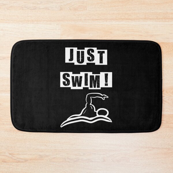 Item preview, Just Swim - black designed and sold by BusyMonkeys.