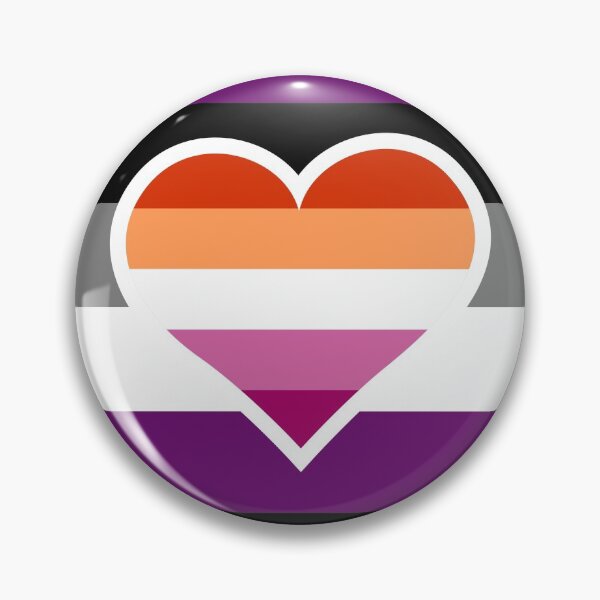Item preview, Bandera lesbiana asexual designed and sold by QueerShop.