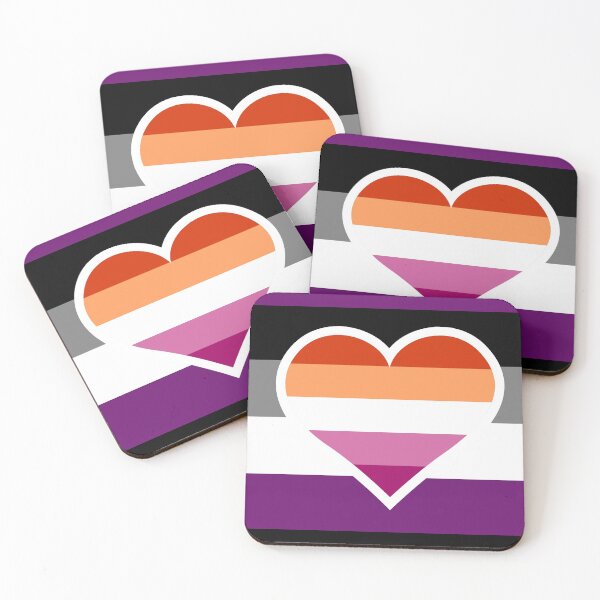 Item preview, Asexual Lesbian Flag  designed and sold by QueerShop.